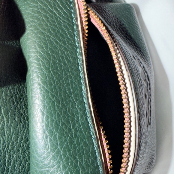 Coach Charter Backpack 18 In Colorblock Brass/amazon Green Multi C5286 - Picture 10 of 11